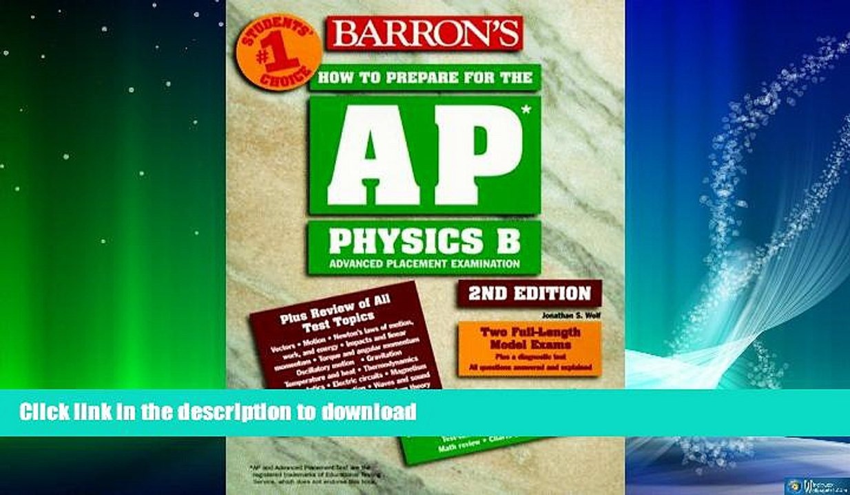 FAVORITE BOOK  How to Prepare for the Advanced Placement Exam (Barron s How to Prepare for the
