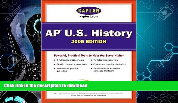 READ BOOK AP US History 2005: An Apex Learning Guide (Kaplan AP U.S. History) FULL ONLINE