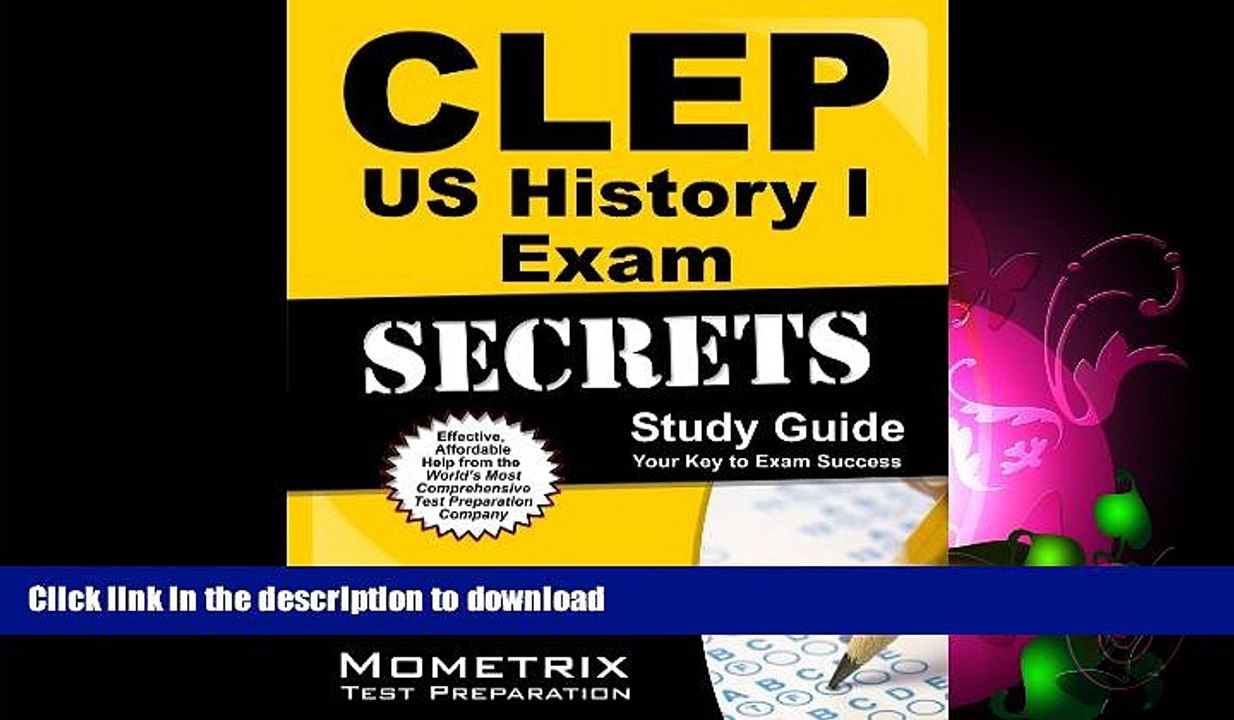 FAVORITE BOOK  CLEP US History I Exam Secrets Study Guide: CLEP Test Review for the College Level