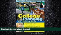 READ  College Planning for Gifted Students: Choosing And Getting into the Right College FULL