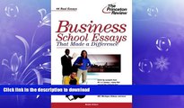 READ BOOK  Business School Essays that Made a Difference (Graduate School Admissions Gui)  BOOK