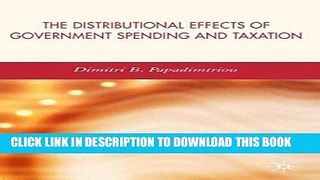 New Book The Distributional Effects of Government Spending and Taxation