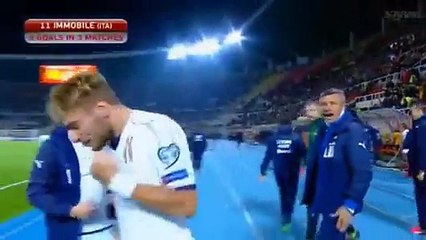 Ciro Immobile 2nd Goal- FYR Macedonia 2-3 Italy - 09.10.2016 HD
