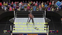 WWE 2K17 - Tutorial Ladder Bridge and OMG Ladder Powerbomb