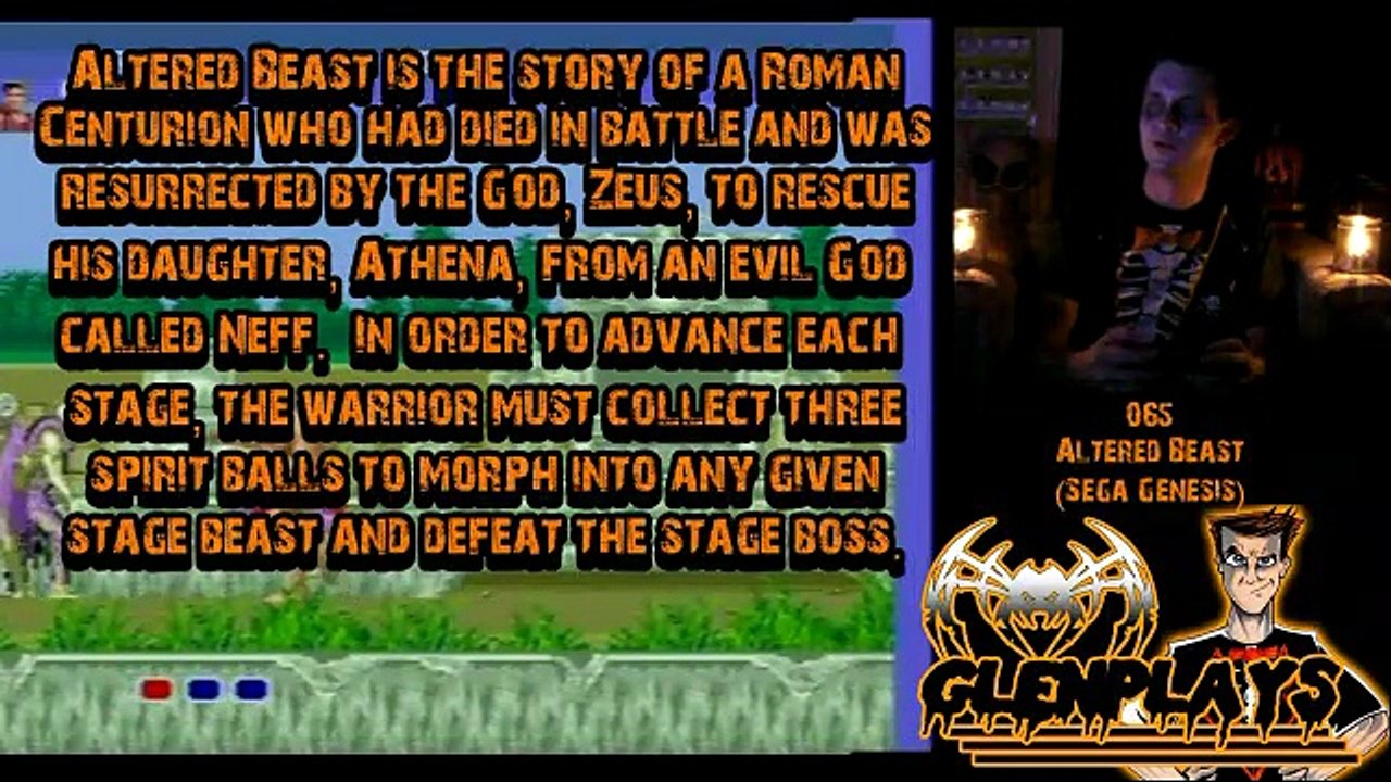 Glenplays:  Altered Beast (Sega Genesis)