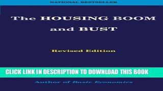 New Book The Housing Boom and Bust: Revised Edition