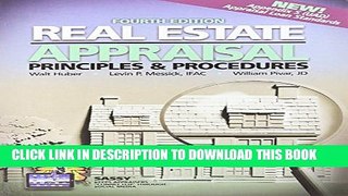 Collection Book Real Estate Appraisal Principles and Procedures