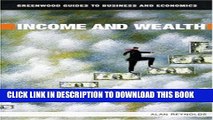 New Book Income and Wealth (Greenwood Guides to Business and Economics)