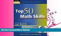 READ BOOK  Top 50 Math Skills for GED Success, Student Text with CD-ROM (GED Calculators)  BOOK