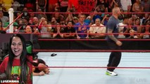 WWE Raw Brock Lesnar Returns and GETS RKO'd