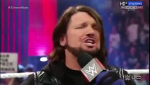 WWE RAW 5/16/2016 Roman Reigns and Aj Styles Face Off