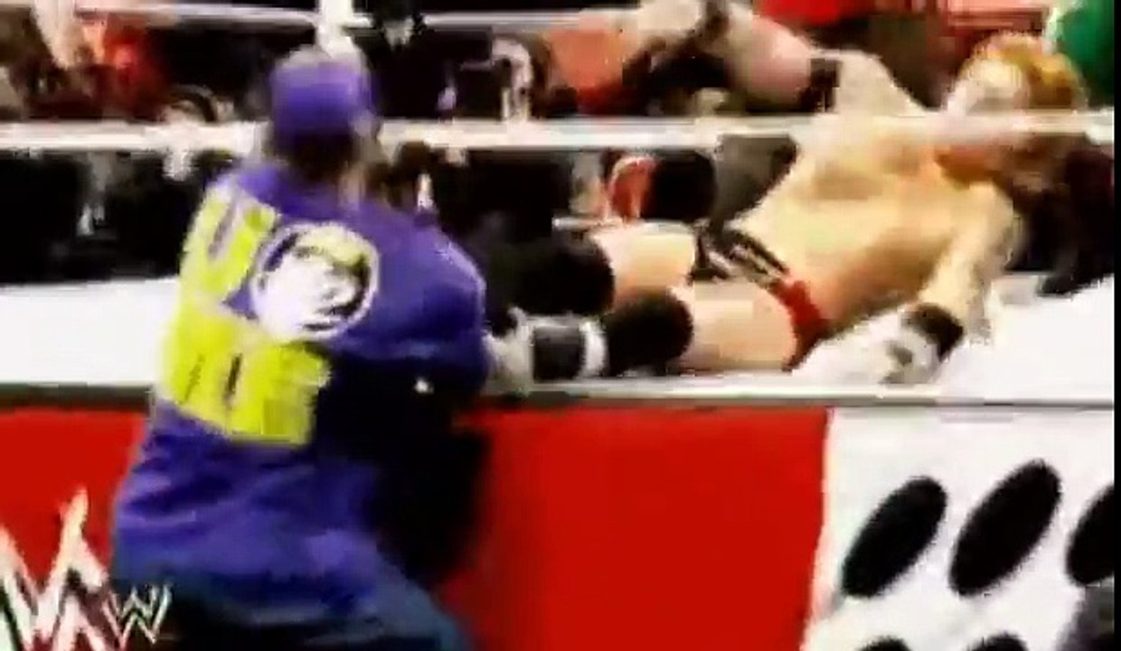 Wwe Raw 15 August 2016 John Cena return and attacks The Nexus one and one REALING