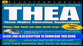 New Book THEA:Texas Higher Education Assessment