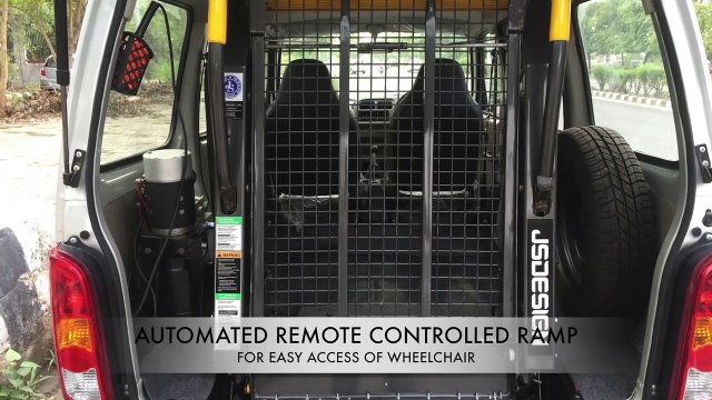 Modified Maruti Van for Differently Abled People-Handicap Ramp by Fineauto