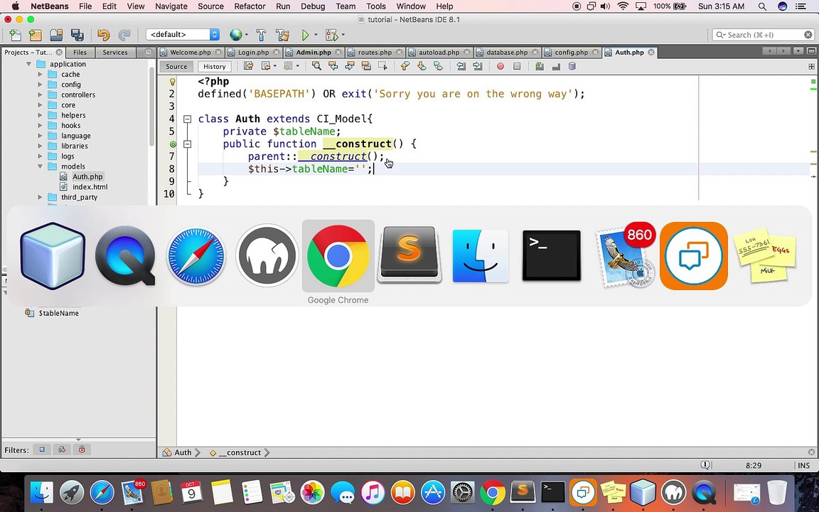 Admin login system in codeigniter