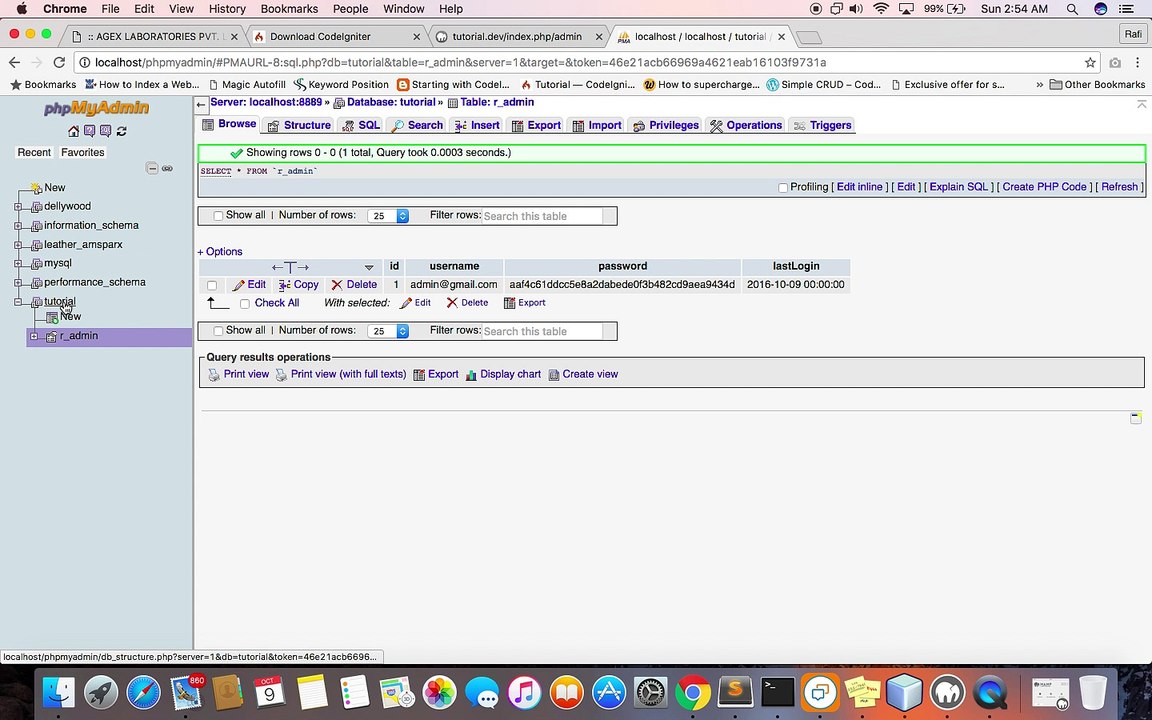 Connect database with environment variable