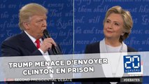 Trump menace d’envoyer Clinton en prison