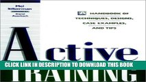 New Book Active Training: A Handbook of Techniques, Designs, Case Examples, and Tips