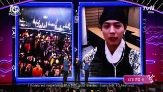 Park Bo Gum & Deok Sun in tvN10 Festival 2016 (Live Call)
