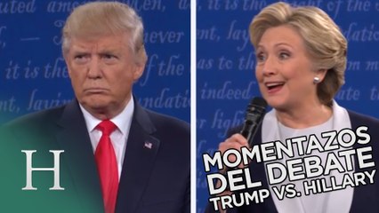 Los momentazos del debate de Donald Trump vs. Hillary Clinton (10/10/2016)
