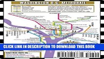 Collection Book Streetwise Washington DC Metro Map - Laminated Washington DC Metrorail   Mall Map