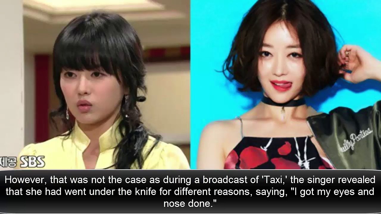 More Korean stars who admitted to their surgeries and enhancements