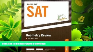 EBOOK ONLINE  Master the SAT: Geometry Review: Chapter 12 of 20  GET PDF