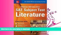 FAVORITE BOOK  McGraw-Hill Education SAT Subject Test Literature 3rd Ed. (Mcgraw-Hill s Sat