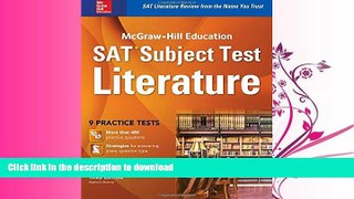 FAVORITE BOOK  McGraw-Hill Education SAT Subject Test Literature 3rd Ed. (Mcgraw-Hill s Sat