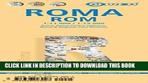 Collection Book Laminated Rome City Streets Map by Borch (English, Spanish, French, Italian and