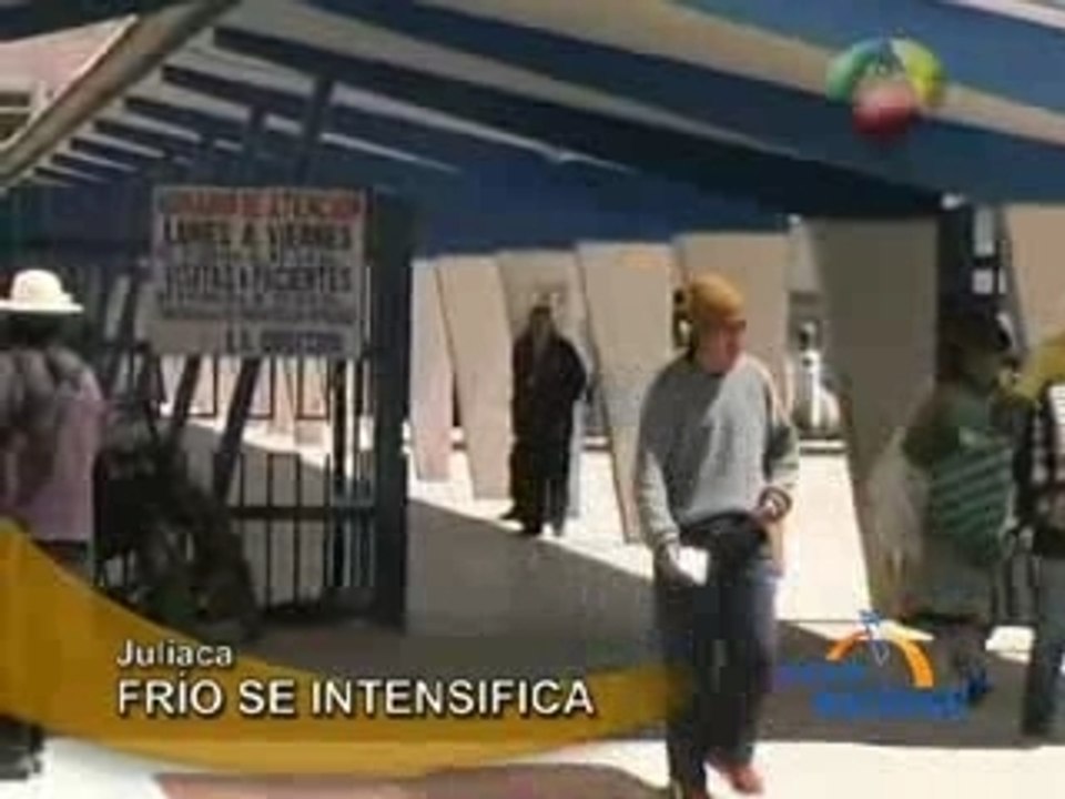 FRÍO SE INTENSIFICA - JULIACA