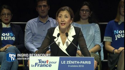 L'hommage d'Ingrid Betancourt à Nicolas Sarkozy