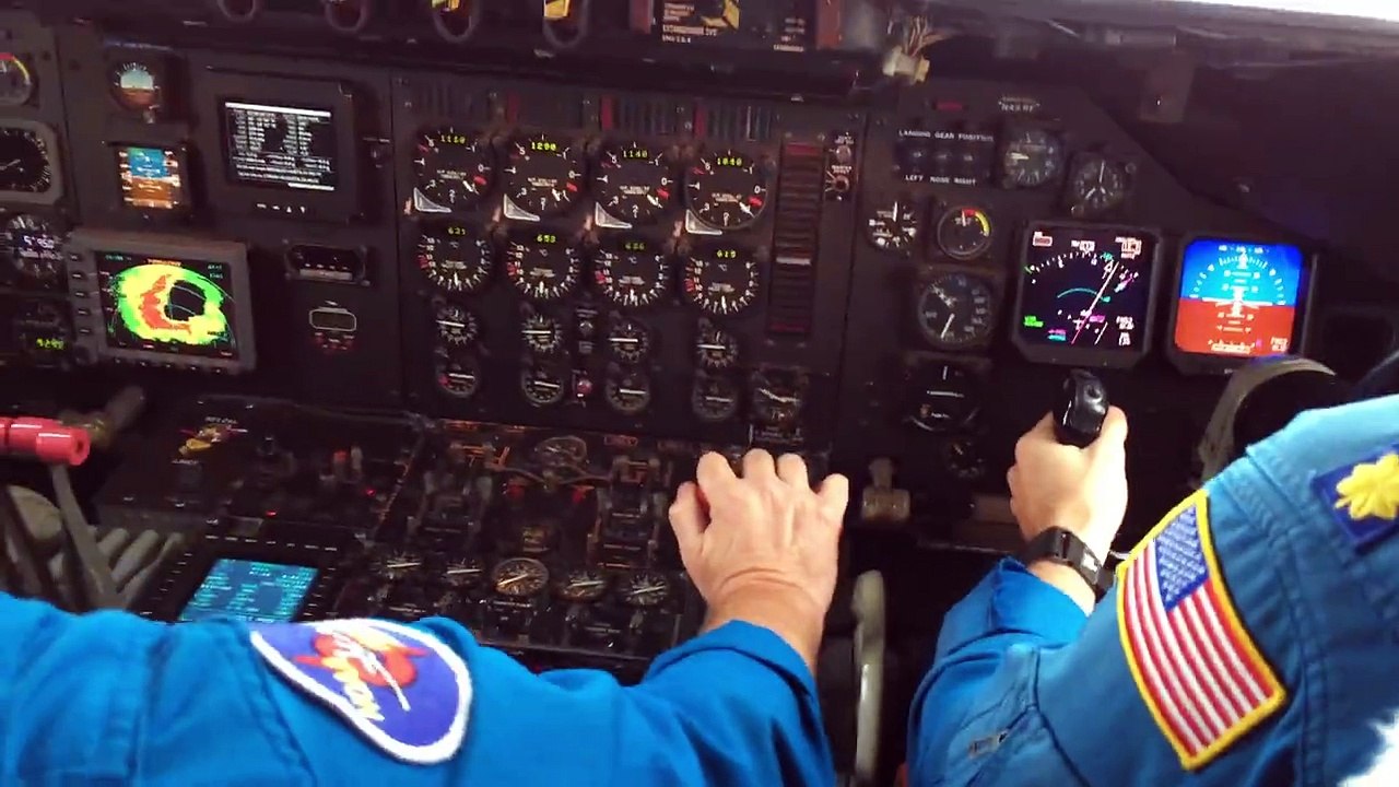 Etats-Unis : des chasseurs d'ouragans à l'assaut de Matthew