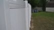 how to correctly install six 6' foot vinyl privacy fence - fencing tricks to proper installation-Vavj6T7avb0