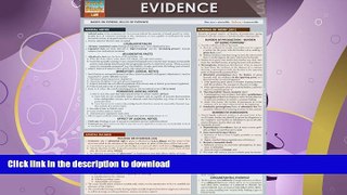 READ BOOK  Evidence (Quick Study: Law) FULL ONLINE