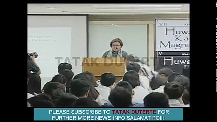 DELIMA SPEECH OCT 7 2016 Im a simple Human Being and Woman, DUterte admin are liers