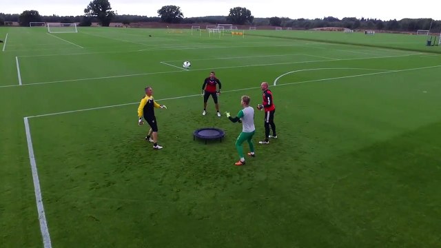 L'entraînement surréaliste des gardiens de Norwich !