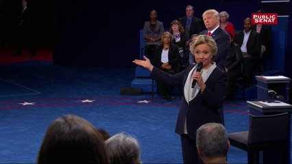 Clinton à propos de Trump : "Je respecte ses enfants"