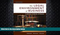 FAVORITE BOOK  The Legal Environment of Business: A Critical Thinking Approach (8th Edition)