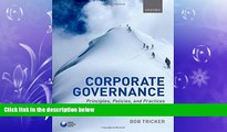 FAVORITE BOOK  Corporate Governance: Principles, Policies, and Practices