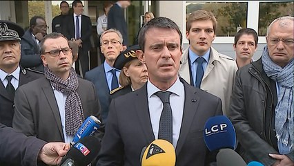 Viry-Châtillon : "je suis venu ici, porter un message de soutien aux policiers"