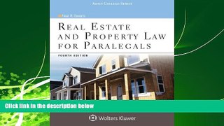 FAVORITE BOOK  Real Estate and Property Law for Paralegals (Aspen College)