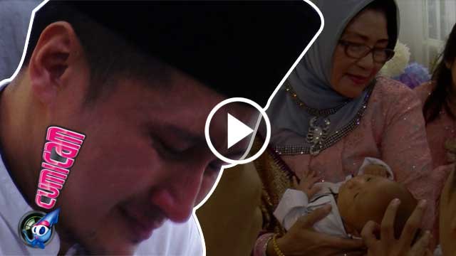 Arie Untung Menangis di Prosesi Akikah Athala - Cumicam 10 Oktober 2016