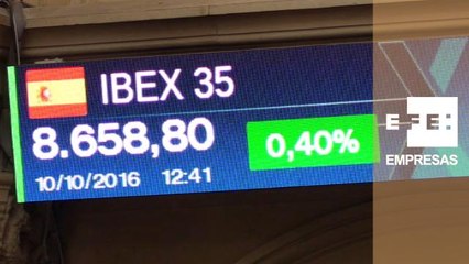 El Ibex 35 cambia de tendencia y recupera los 8.600 puntos
