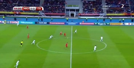 Ferhan Hasani Goal HD - Makedonia 2-1 Italy - 09-10-2016