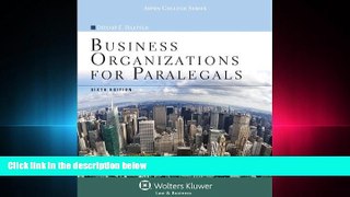 FULL ONLINE  Business Organizations for Paralegals, Sixth Edition (Aspen College)