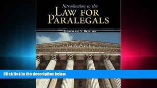 FAVORITE BOOK  Introduction to the Law for Paralegals (McGraw-Hill Business Careers Paralegal