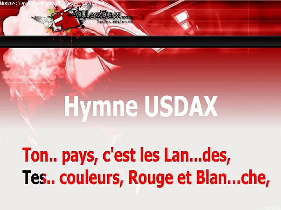 Hymne AllezDax.com