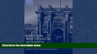 Online eBook Data for Biochemical Research