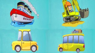 Learning Letters-Children Learning Vehicles Pikapchik Learn Trucks for Children